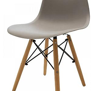 Крісло для кухні на ніжках Bonro В-173 FULL KD коричневе (3 шт)