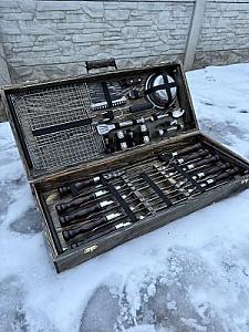 Дерев'яний кейс "МАСИВ": набір шампурів