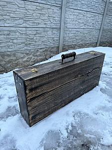 Дерев'яний кейс "МАСИВ": набір шампурів