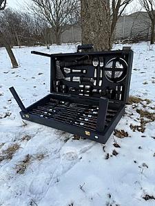 Набір шампурів у дерев'яному кейсі «МЕСНИК»