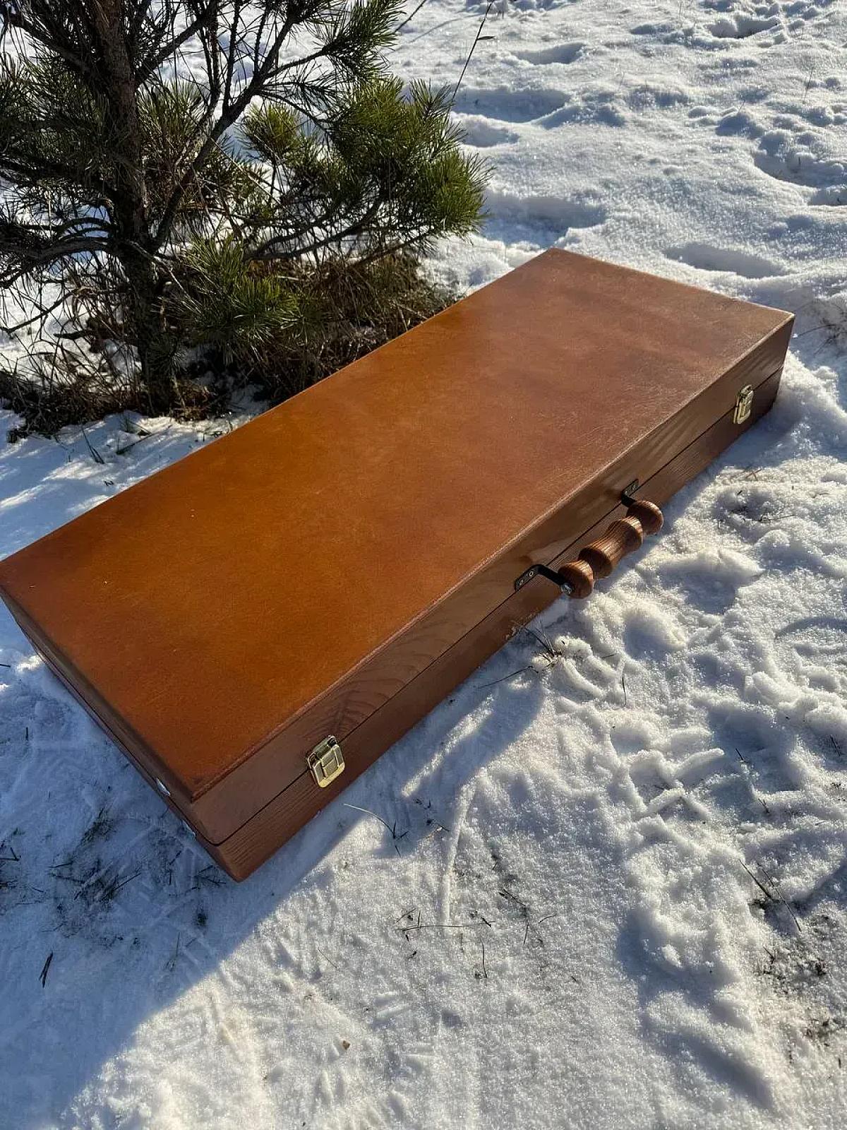 Набір шампурів "ЧИКАГО" у дерев'яному кейсі