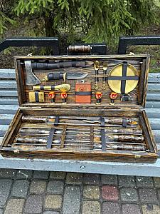 Дерев'яний кейс із набором шампурів "ROYAL GRILL"