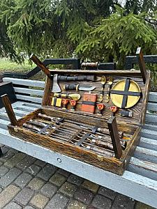 Дерев'яний кейс із набором шампурів "ROYAL GRILL"