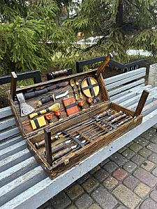 Дерев'яний кейс із набором шампурів "ROYAL GRILL"