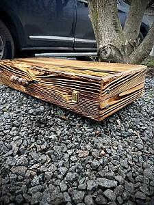 Дерев'яний кейс із набором шампурів «ХОРТИЦЯ»