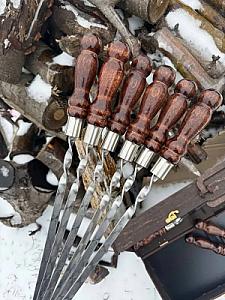 Фанерний кейс «Case-14» з набором шампурів