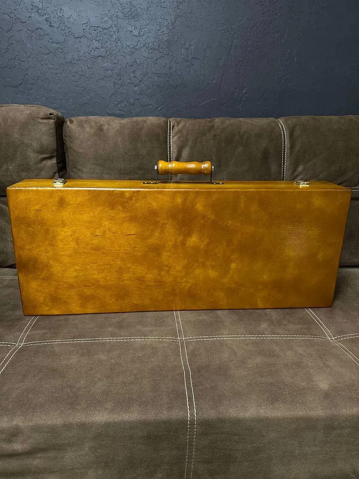 "Каштановий SET" у дерев'яному кейсі: набір шампурів