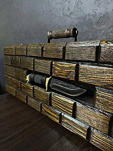 Кейс дерев’яний з набором шампурів «ДАР ВОЇНА»