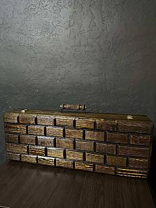 Кейс дерев’яний з набором шампурів «ДАР ВОЇНА»