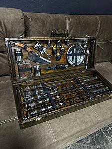 Кейс дерев'яний з набором шампурів "ГЛАДІАТОР"