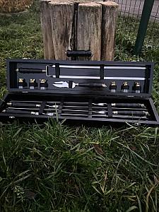 Дерев'яний кейс з набором шампурів "BLACK GOLD"