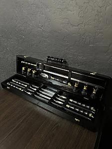 Дерев'яний кейс з набором шампурів "BLACK GOLD"