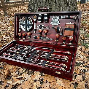 «КНЯЗЬ» — дерев’яний кейс із набором шампурів