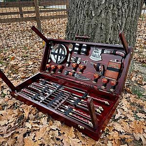 «КНЯЗЬ» — дерев’яний кейс із набором шампурів