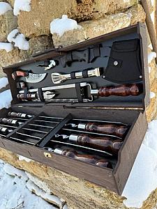 «Case-11»: набір шампурів у фанерному кейсі