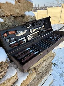 «Case-11»: набір шампурів у фанерному кейсі