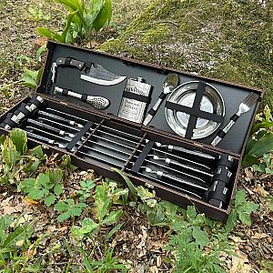 Фанерний кейс "CASE-7" з набором шампурів