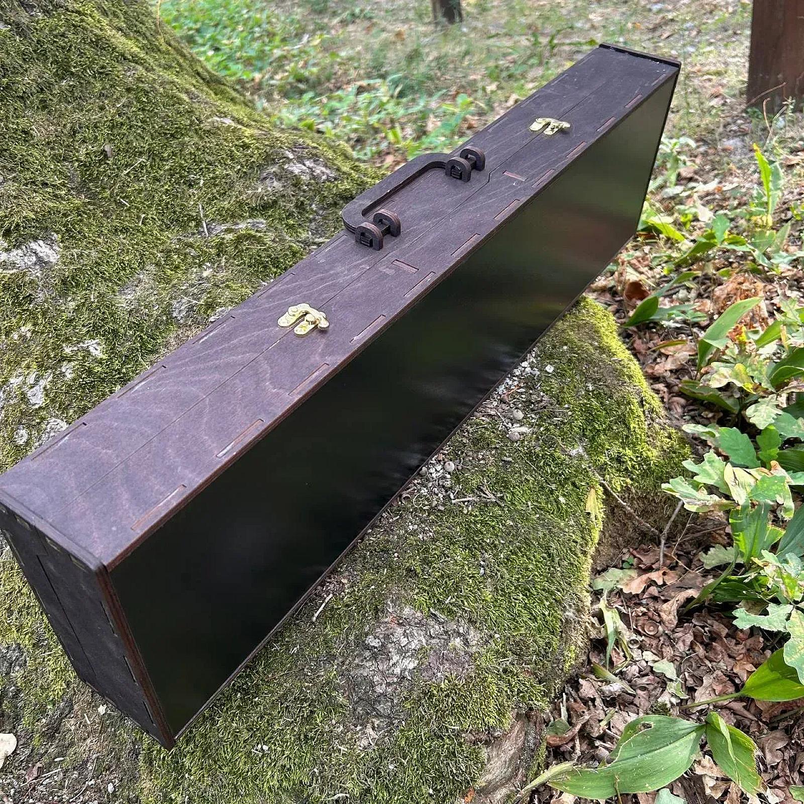 Фанерний кейс "CASE-7" з набором шампурів