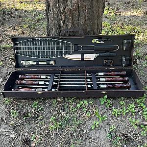 Фанерний кейс із набором шампурів "CASE-6