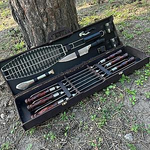 Фанерний кейс із набором шампурів "CASE-6