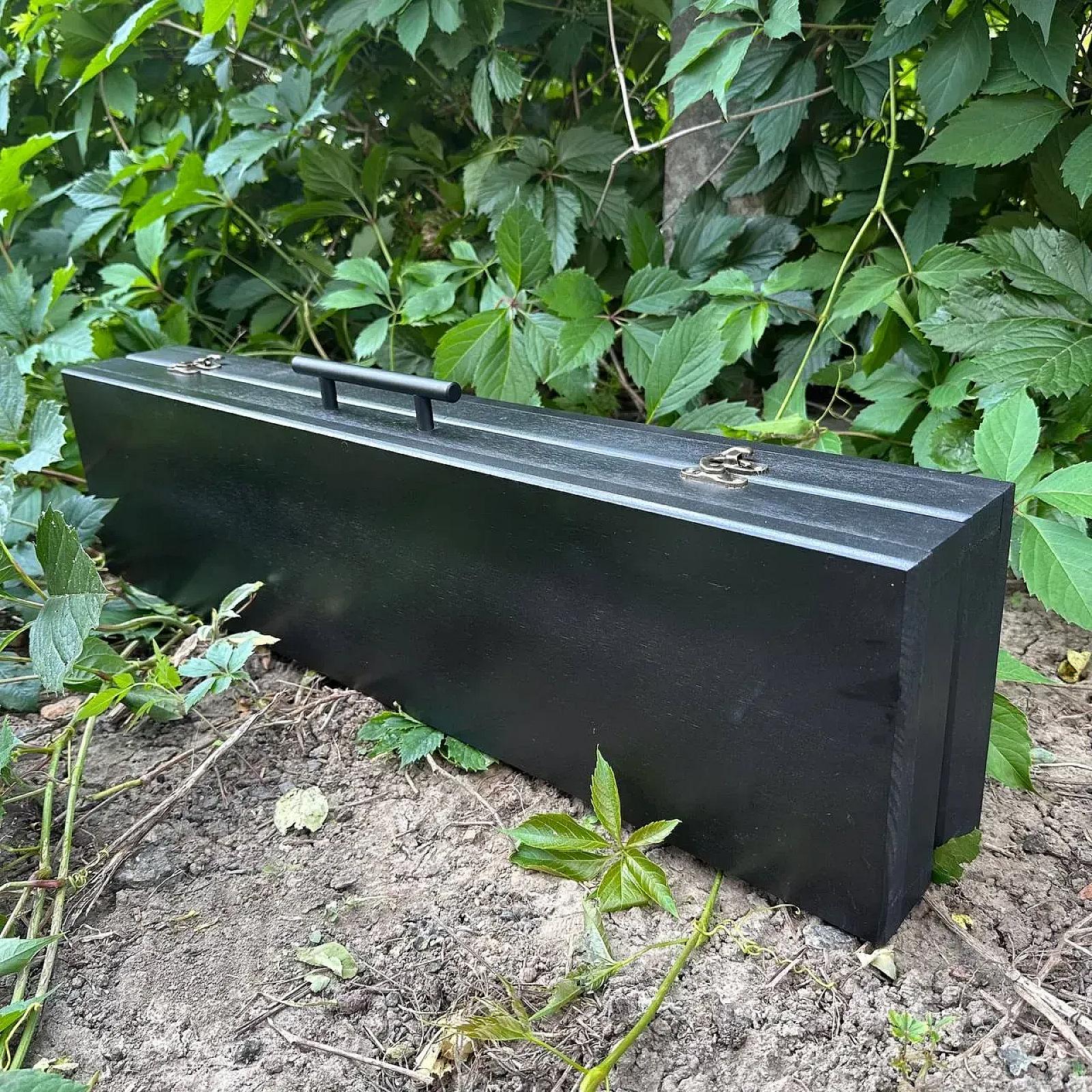 Кейс дерев'яний з набором шампурів «ПУМА»