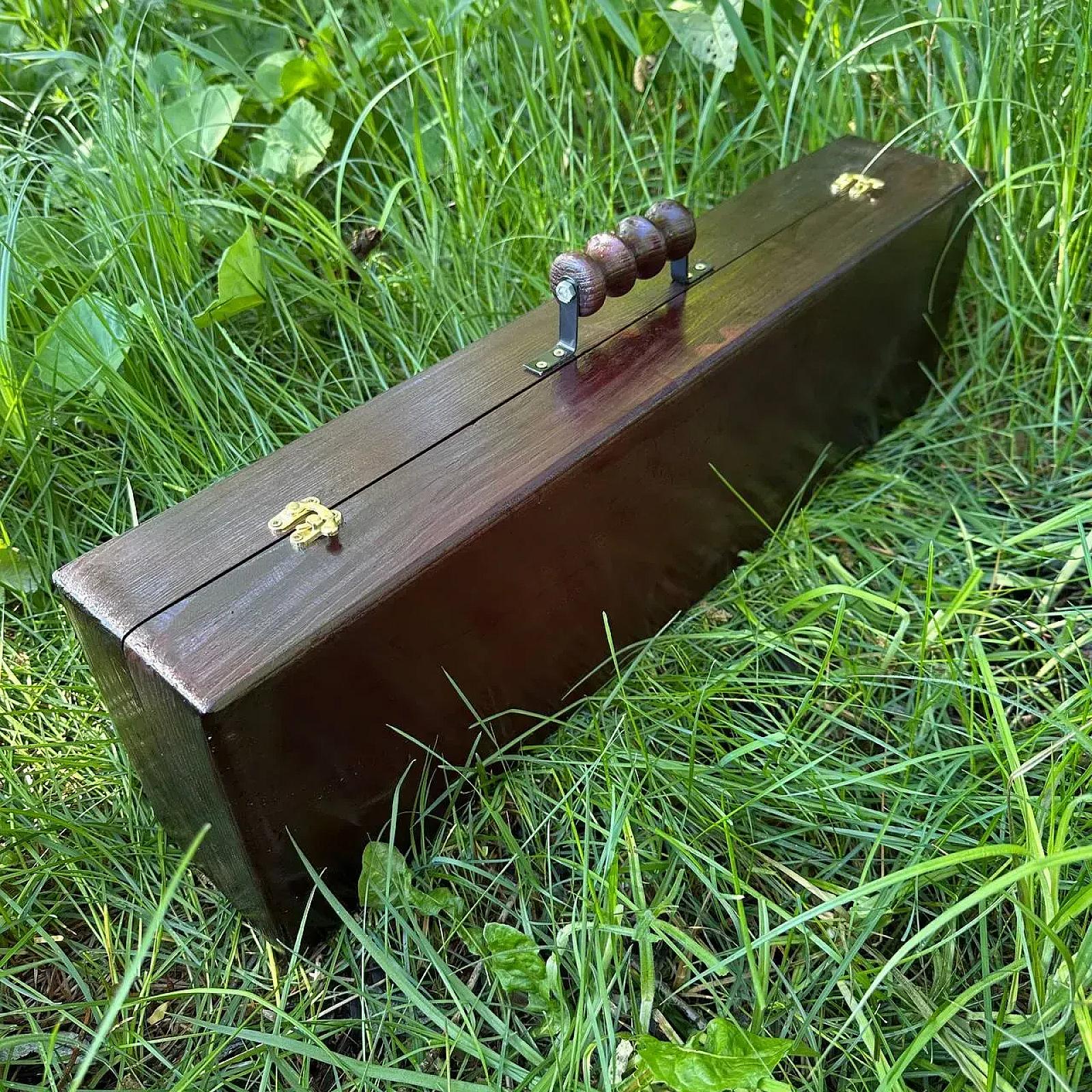 Дерев'яний кейс «ГУДВІН» із набором шампурів