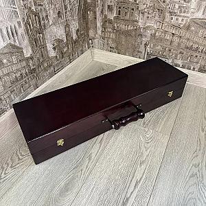 Кейс дерев'яний з набором шампурів «ФОКС»