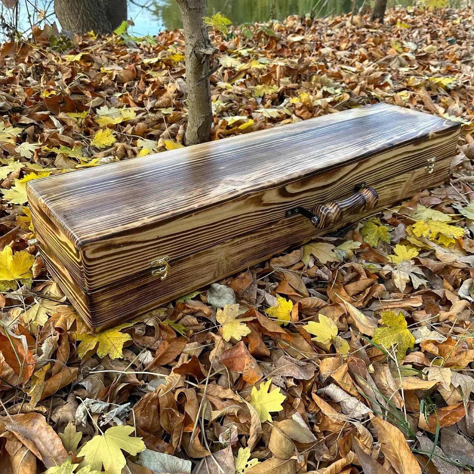 Дерев’яний кейс із набором шампурів «ШАМПУРОК»