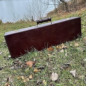 Дерев’яний кейс «ГРИЗЛІ» з набором шампурів