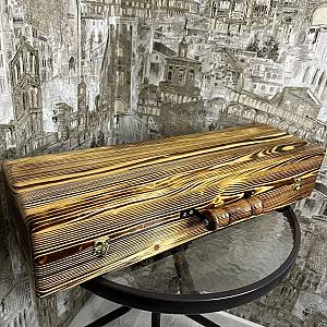 Дерев'яний кейс із набором шампурів "БРУНО"