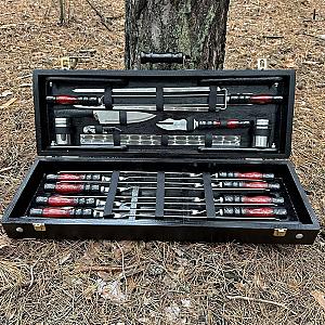 Дерев'яний кейс із набором шампурів «ФАКТОР»