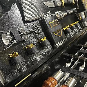 Набір шампурів «ІДЕАЛ» у дерев'яному кейсі