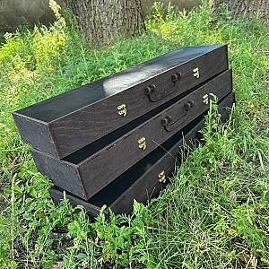 Набір шампурів «ВЕЖА» у кейсі з фанери