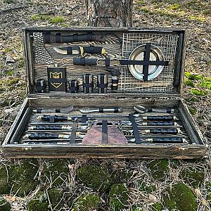 Дерев’яний кейс із набором шампурів «ЛЕГЕНДА»