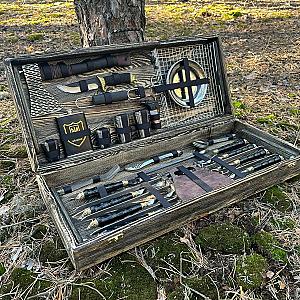 Дерев’яний кейс із набором шампурів «ЛЕГЕНДА»