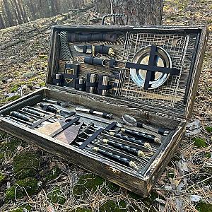 Дерев’яний кейс із набором шампурів «ЛЕГЕНДА»