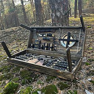 Дерев’яний кейс із набором шампурів «ЛЕГЕНДА»