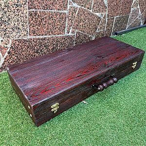 Кейс дерев'яний з набором шампурів "ПРЕМІЯ"