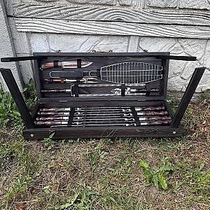 Дерев’яний кейс із набором шампурів «МУСКАТ»