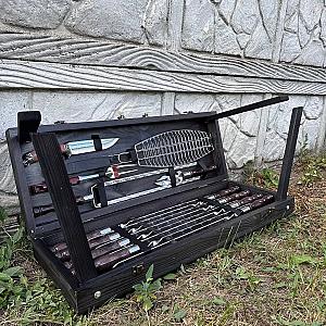 Дерев’яний кейс із набором шампурів «МУСКАТ»