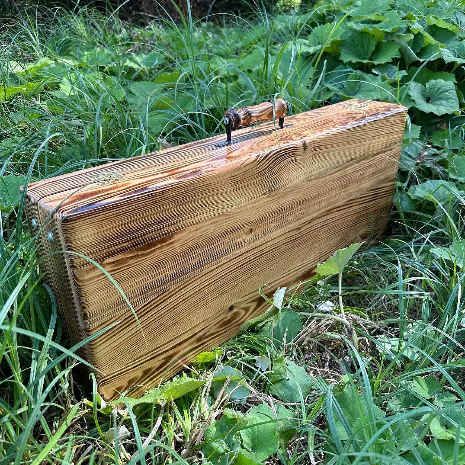 Кейс дерев'яний із набором шампурів «ОРЛАН»