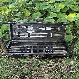 Дерев'яний кейс із набором шампурів «АКЕЛА»