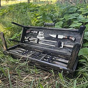 Дерев'яний кейс із набором шампурів «АКЕЛА»