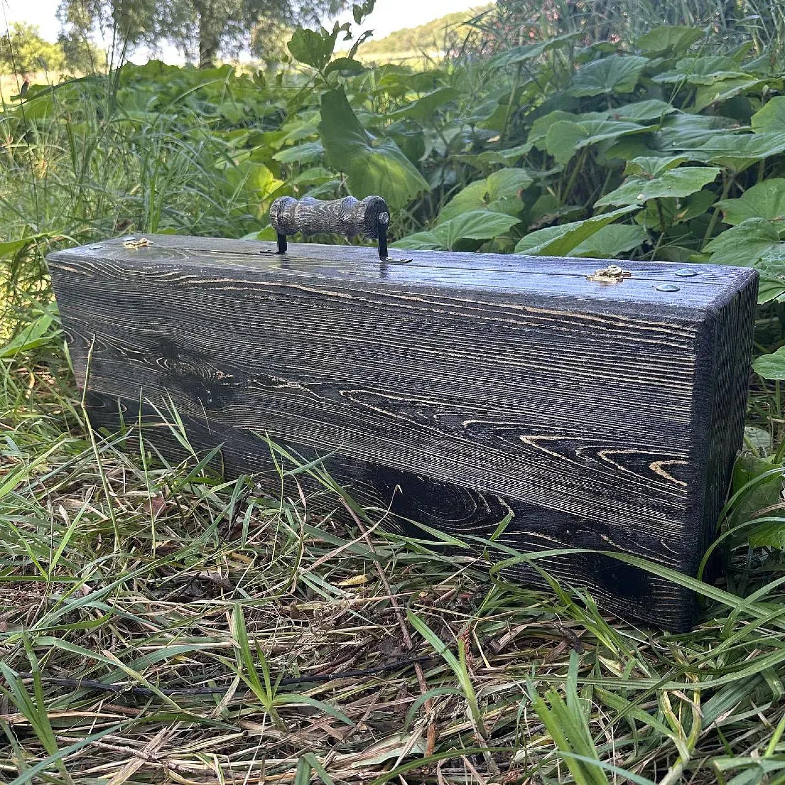 Дерев'яний кейс із набором шампурів «АКЕЛА»