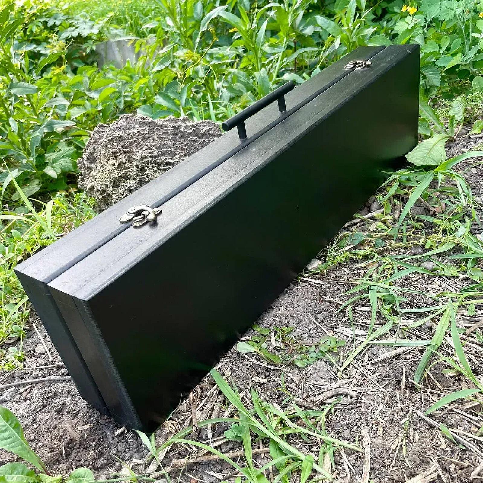 Дерев’яний кейс «ТРОФЕЙ» з набором шампурів