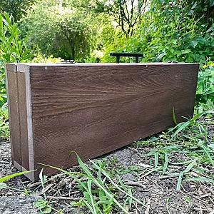 Кейс дерев'яний з набором шампурів «ТРІУМФ»