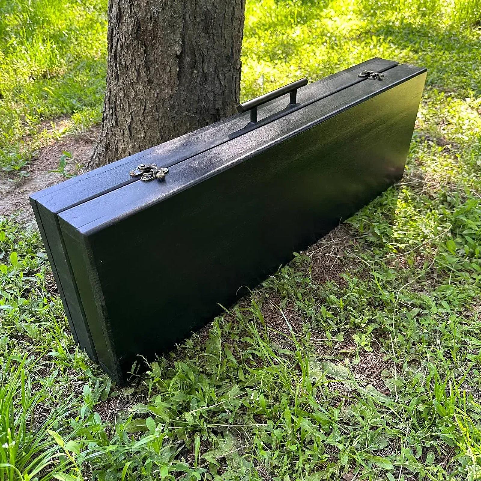 Набір шампурів  «ЧЕЛСІ» у кейсі з дерева