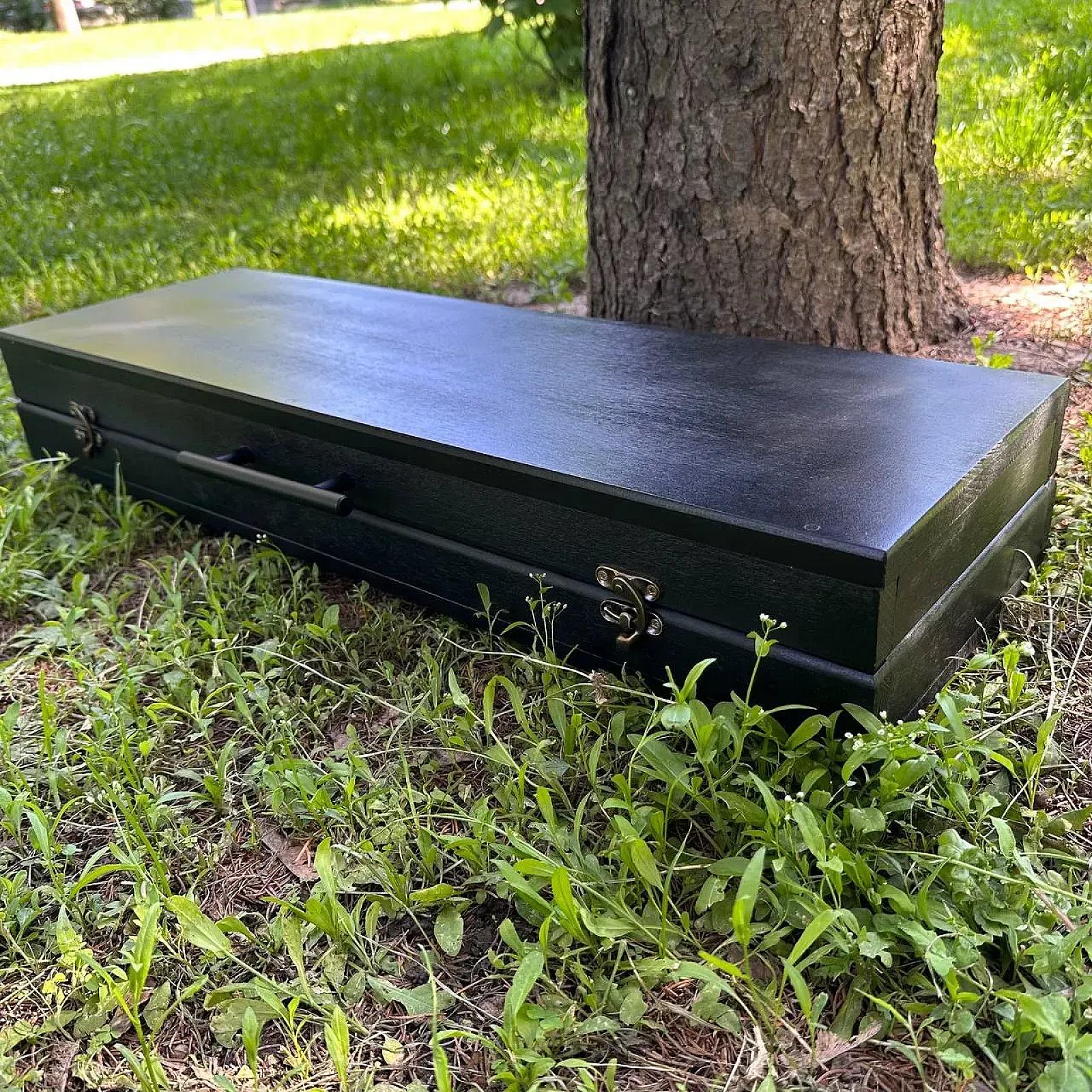 Набір шампурів  «ЧЕЛСІ» у кейсі з дерева