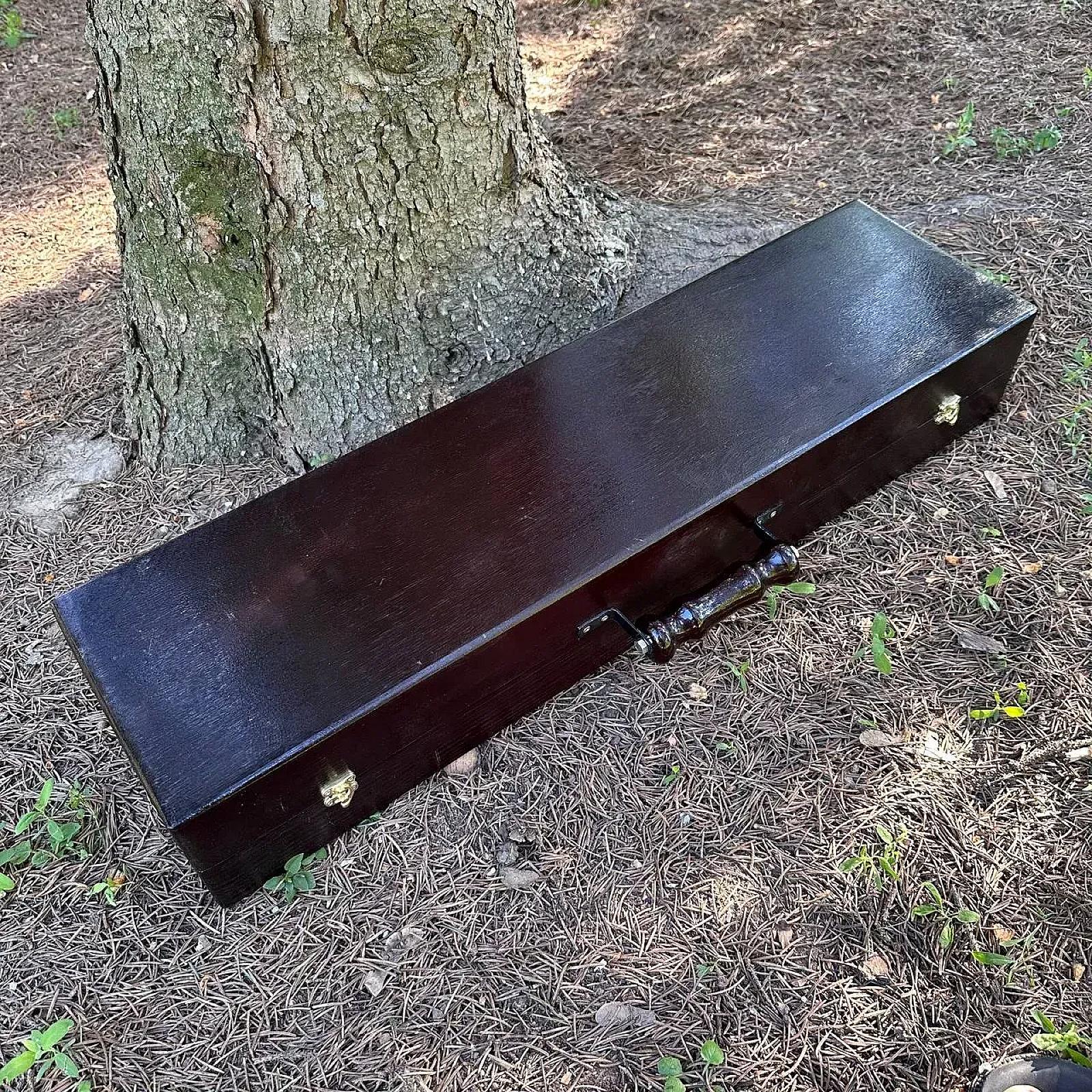 Дерев'яний кейс із набором шампурів «КІНГ»