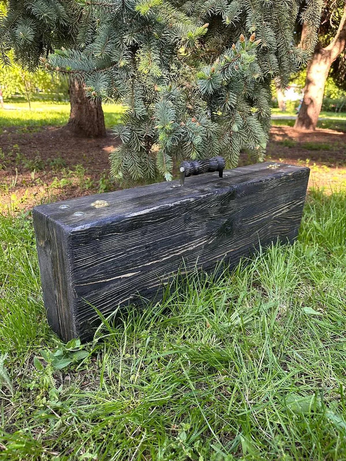 Кейс дерев'яний з набором шампурів «САПСАН»